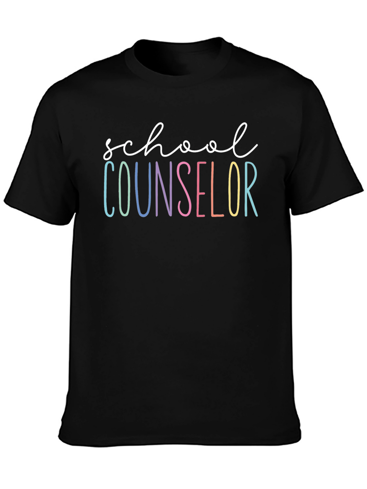 School Counselor Tee - Colorful Counselor T-Shirt