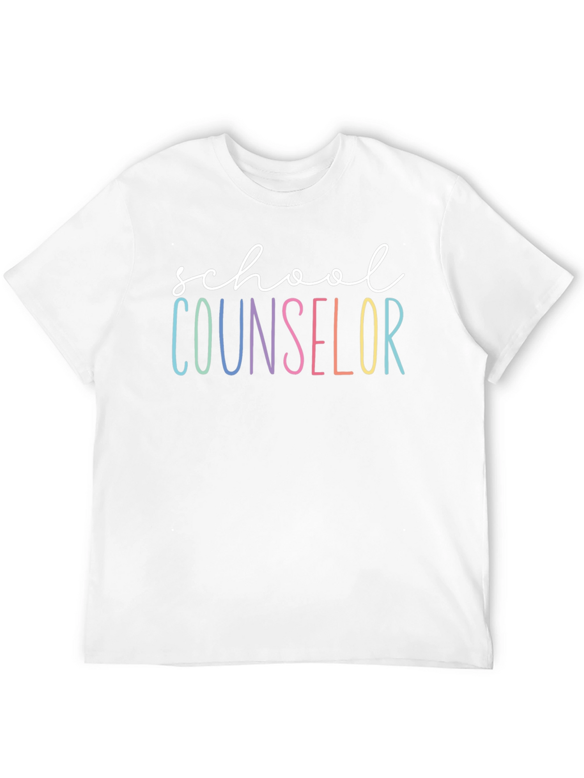 School Counselor Tee - Colorful Counselor T-Shirt