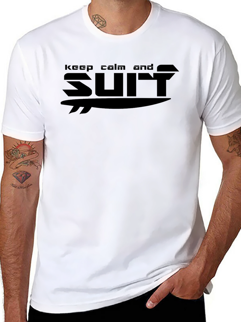 Keep Calm and Suit Up T-Shirt