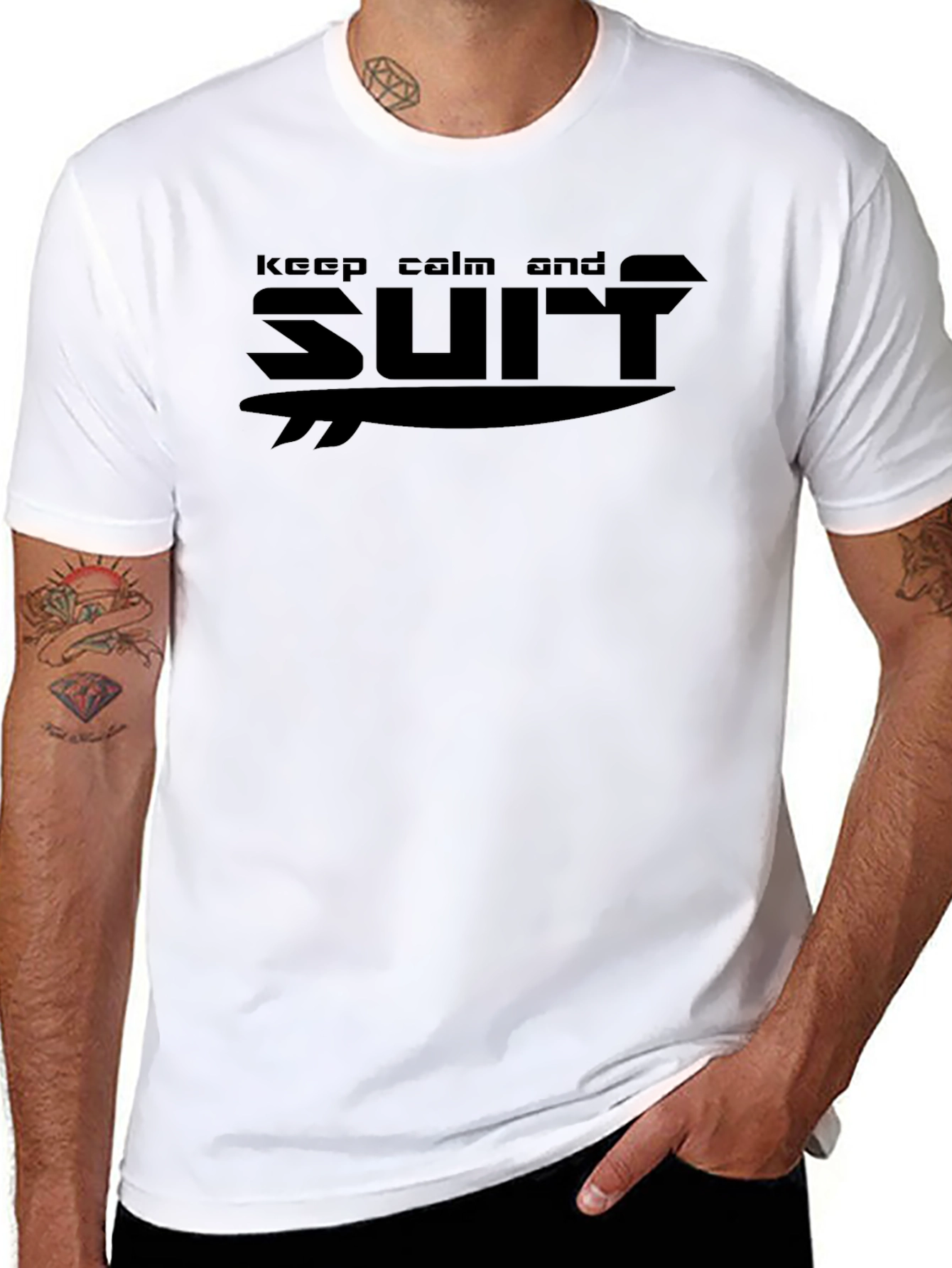 Keep Calm and Suit Up T-Shirt