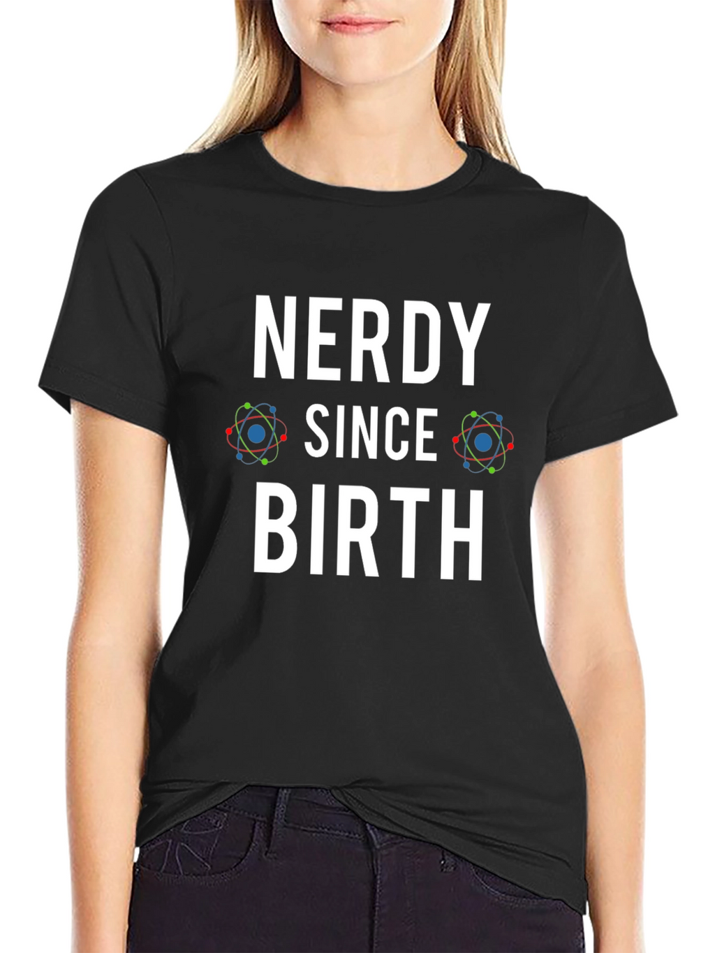 Nerdy Since Birth Black T-Shirt - Geek Chic