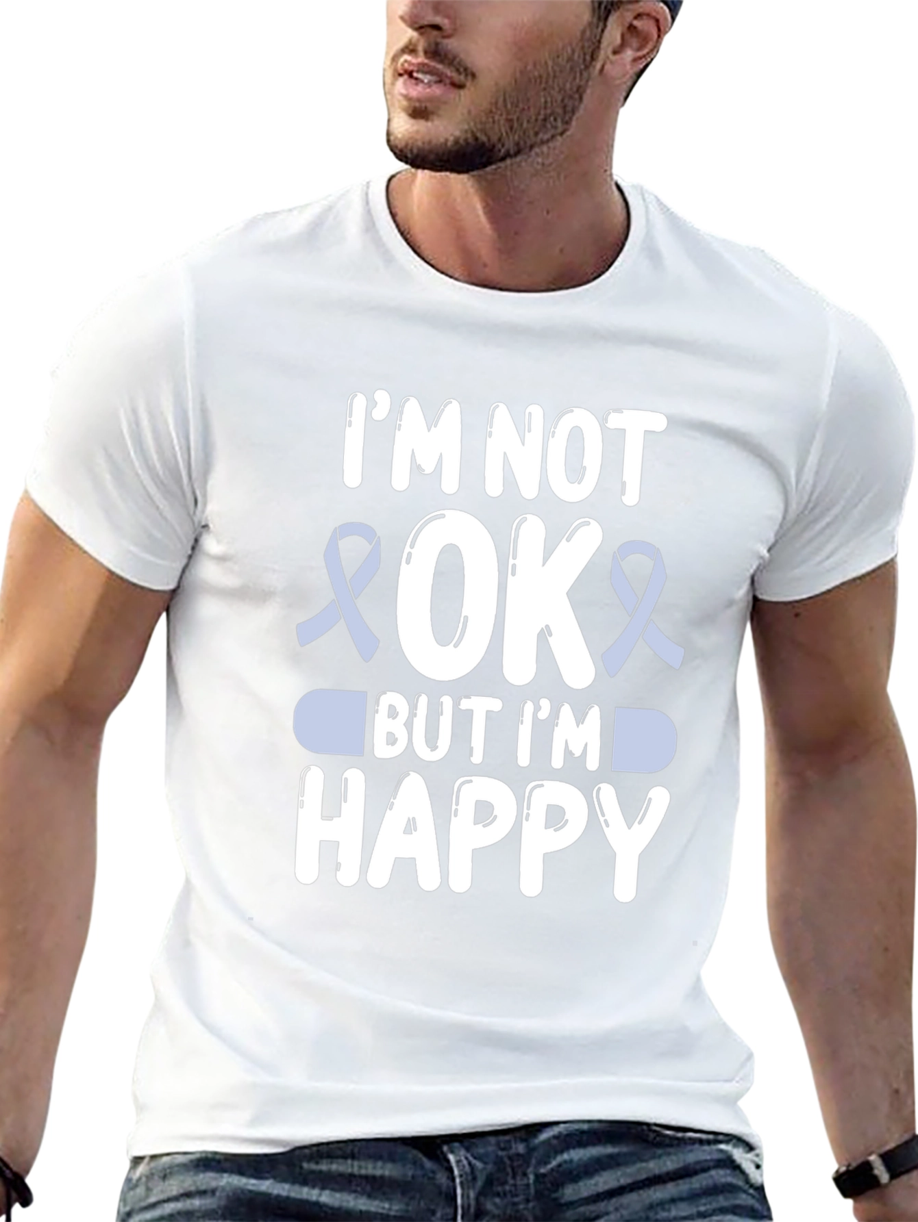 Im Not Okay But Im Happy Graphic T-Shirt