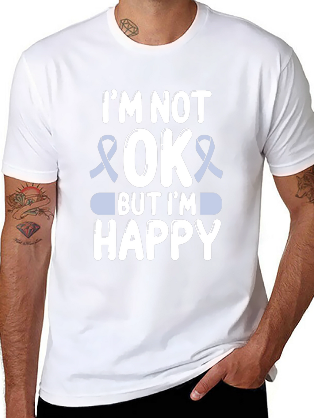 Im Not Okay But Im Happy Graphic T-Shirt