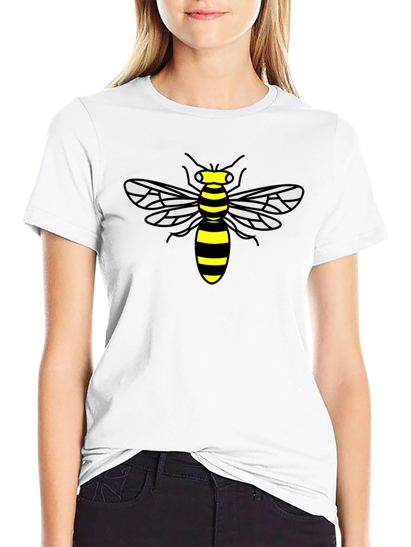 Bumble Bee Graphic T-Shirt - Black