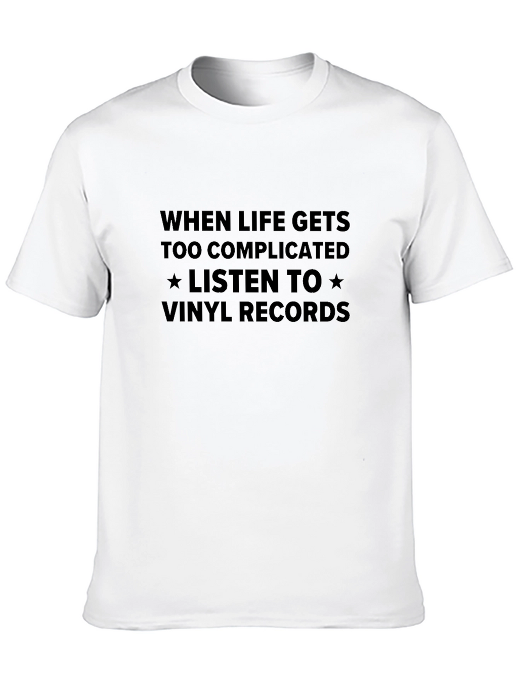 Vinyl Records Graphic T-Shirt