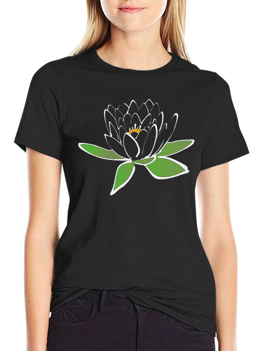 Black Lotus Graphic T-Shirt