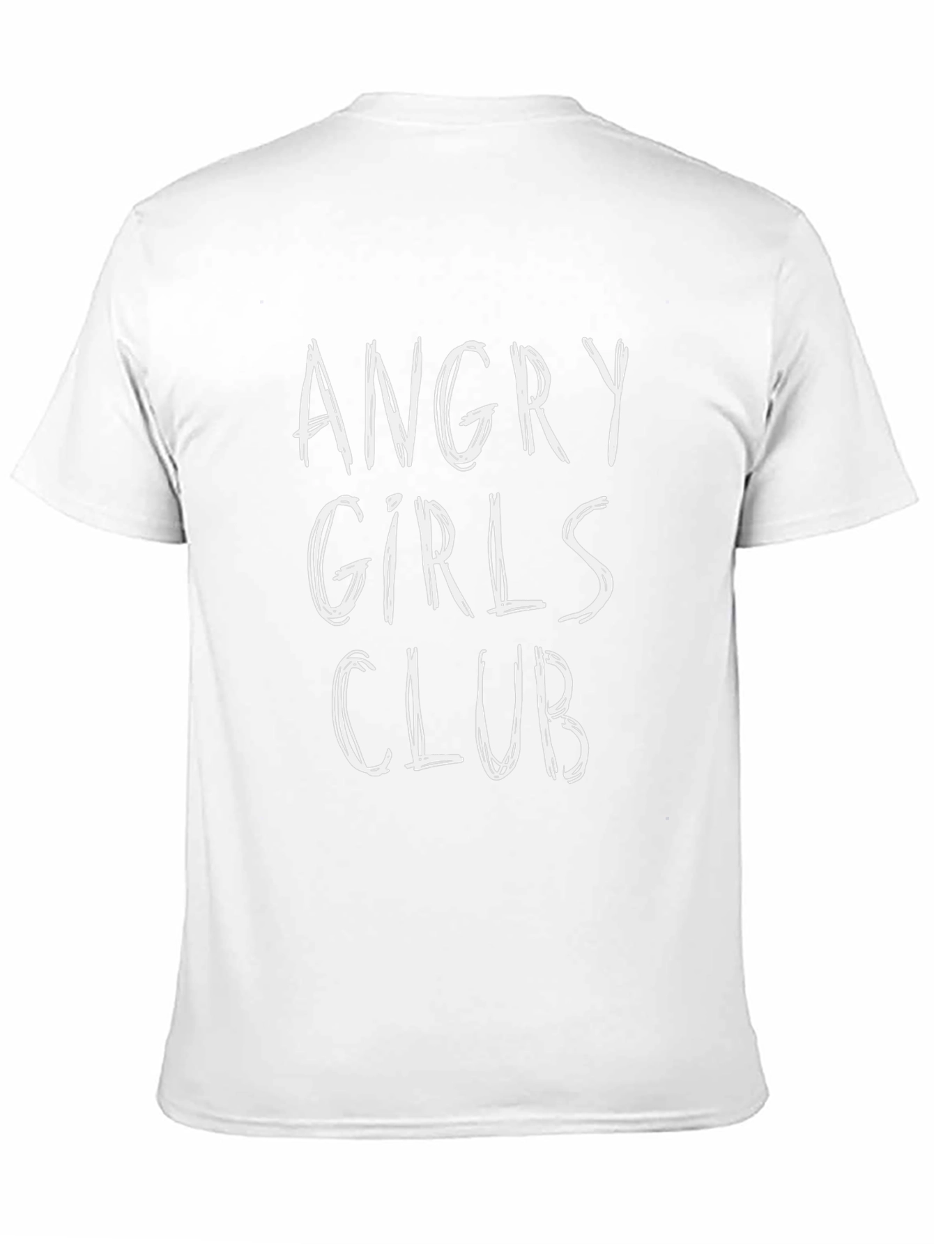 Angry Girls Club Black Graphic Tee