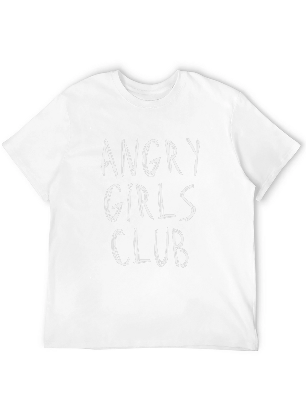 Angry Girls Club Black Graphic Tee