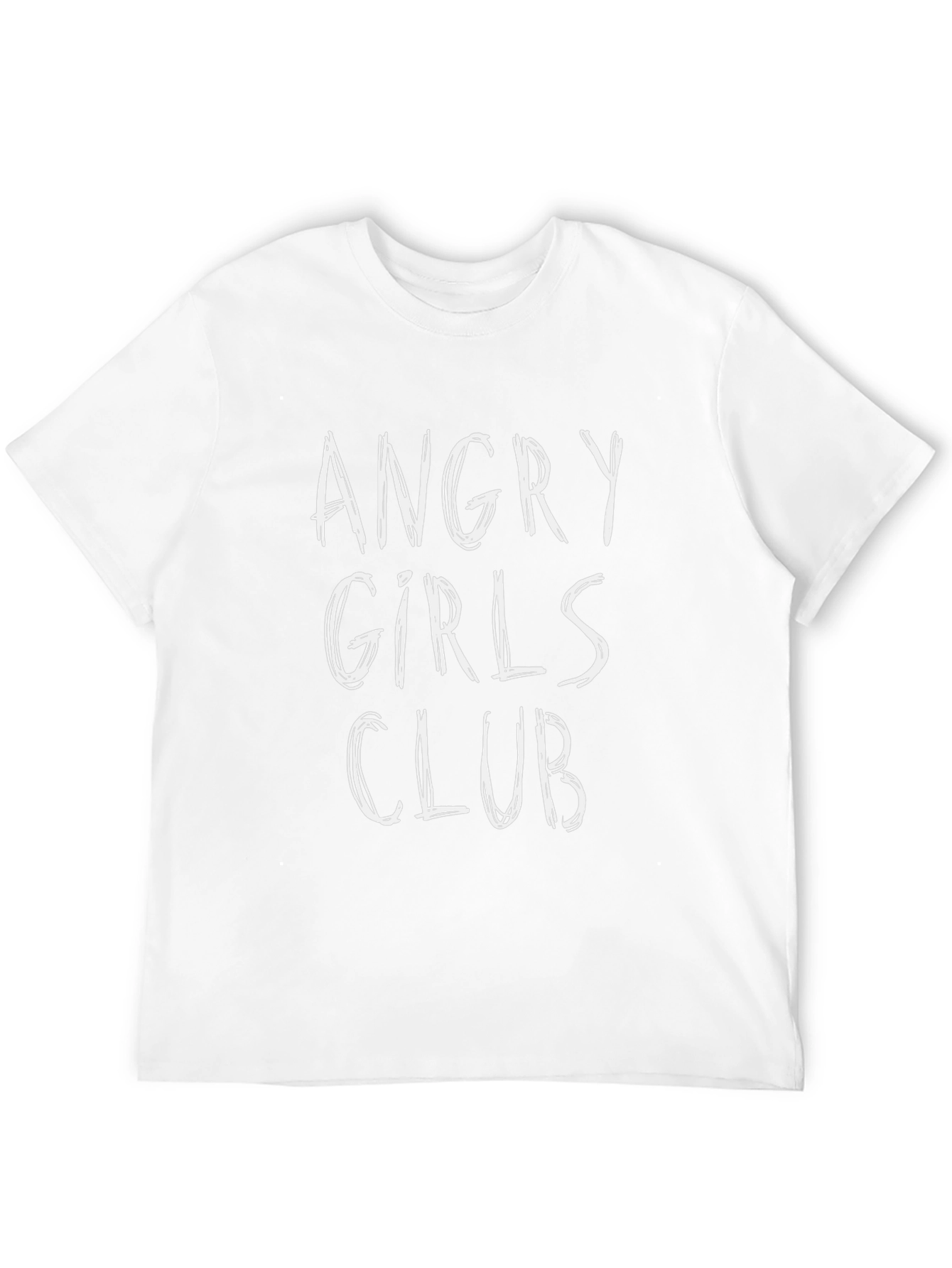 Angry Girls Club Black Graphic Tee