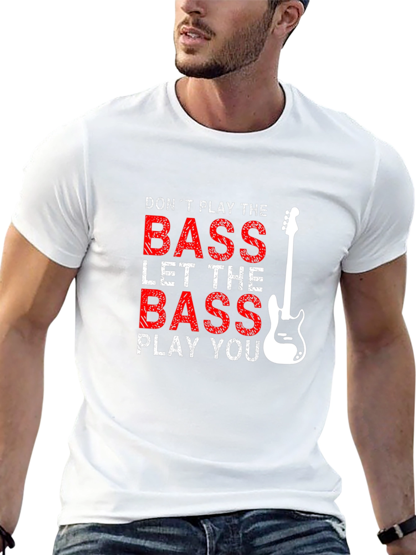 Bass Guitar T-Shirt - Dont Play the Bass