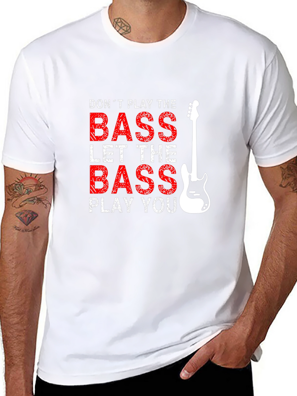 Bass Guitar T-Shirt - Dont Play the Bass