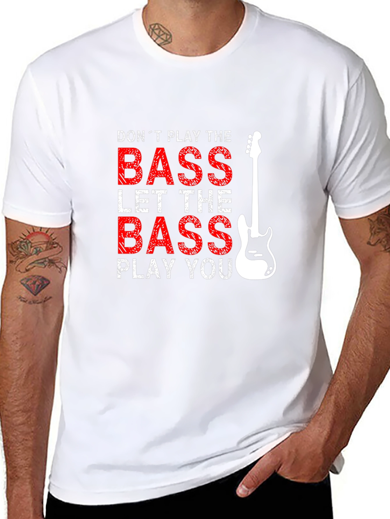 Bass Guitar T-Shirt - Dont Play the Bass