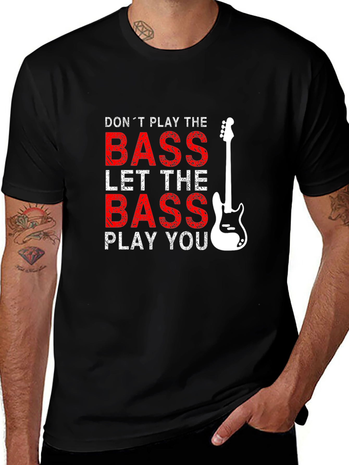 Bass Guitar T-Shirt - Dont Play the Bass