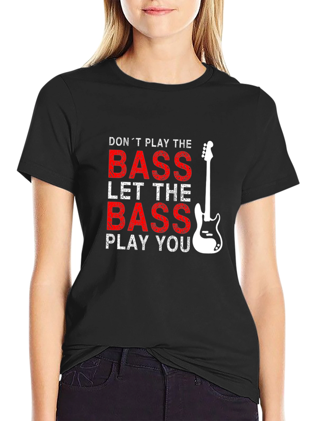 Bass Guitar T-Shirt - Dont Play the Bass
