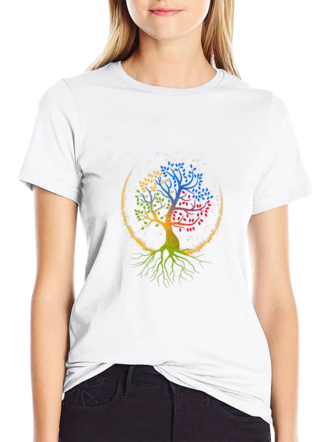 Rainbow Tree of Life Graphic T-Shirt