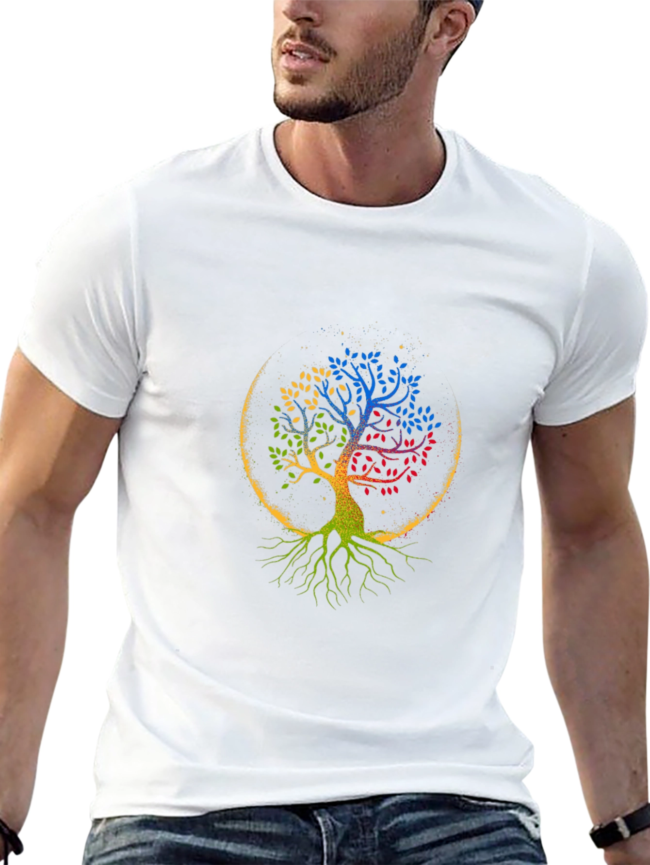 Rainbow Tree of Life Graphic T-Shirt