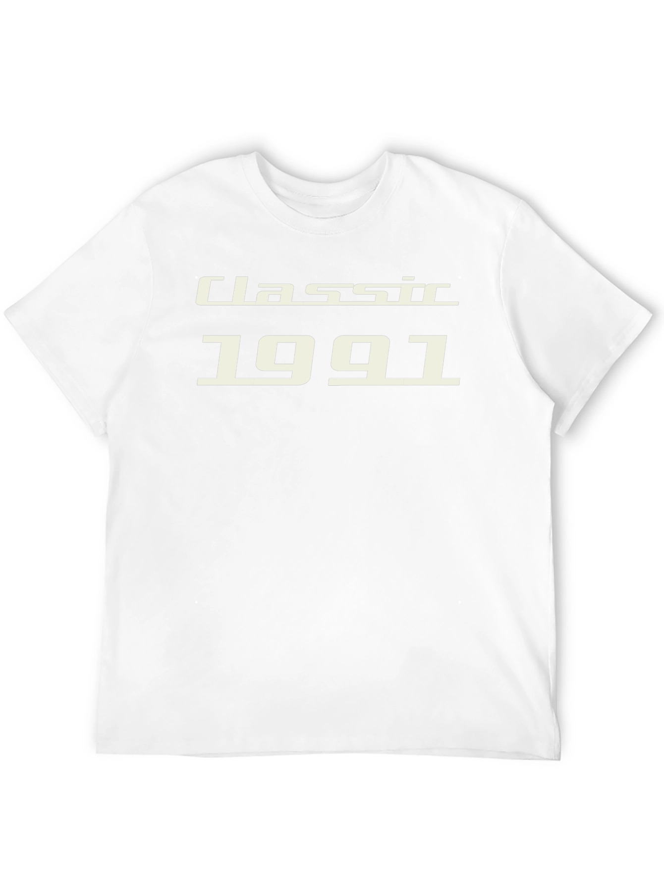 Classic 1991 Black Graphic Tee - Vintage Style