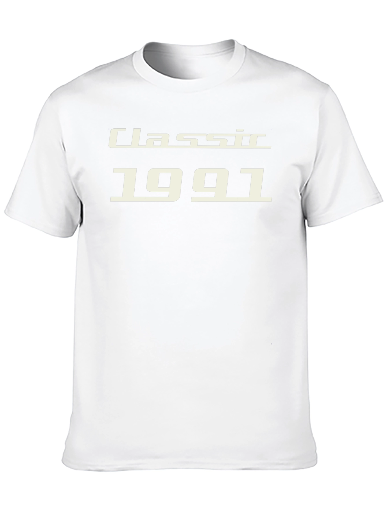 Classic 1991 Black Graphic Tee - Vintage Style