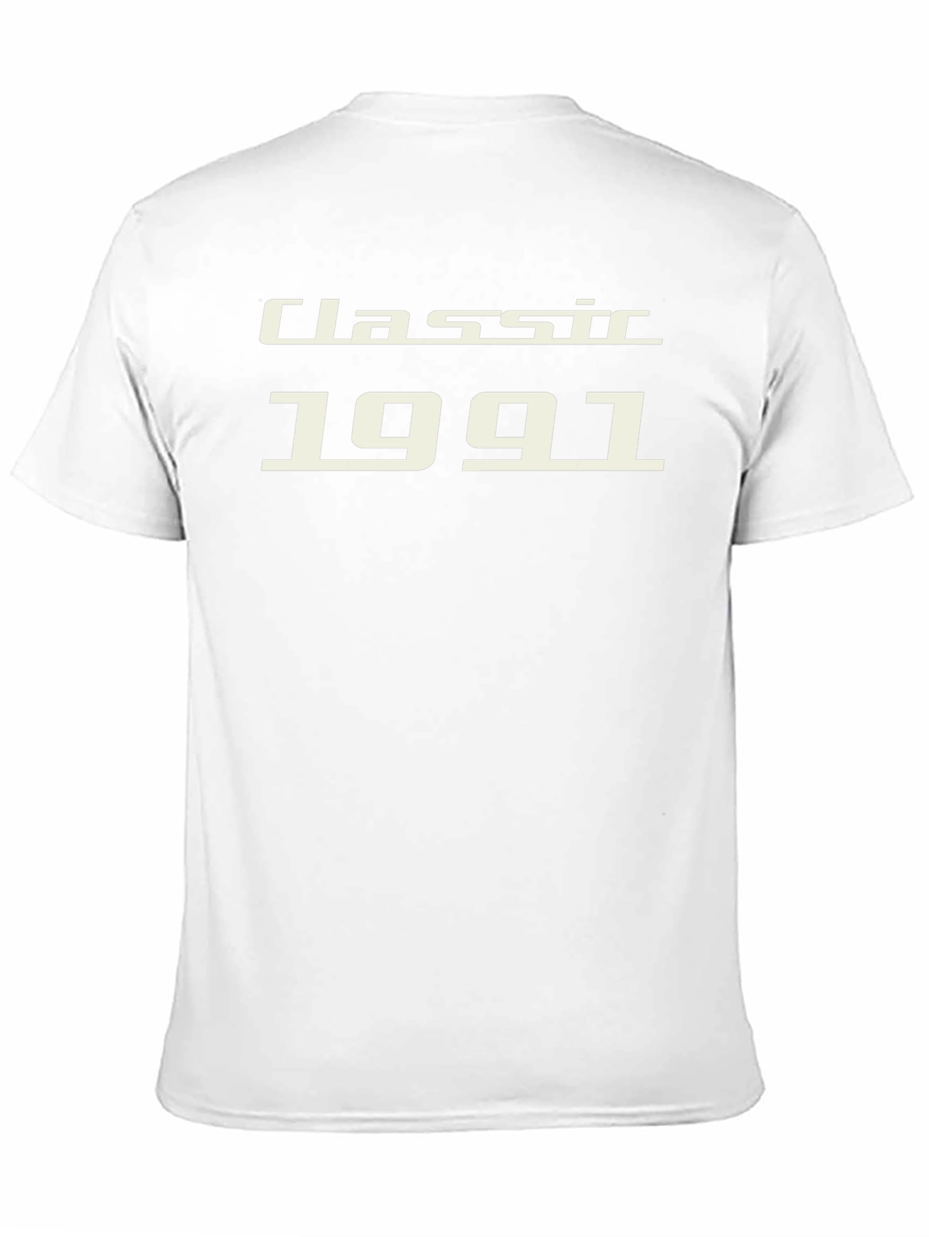 Classic 1991 Black Graphic Tee - Vintage Style