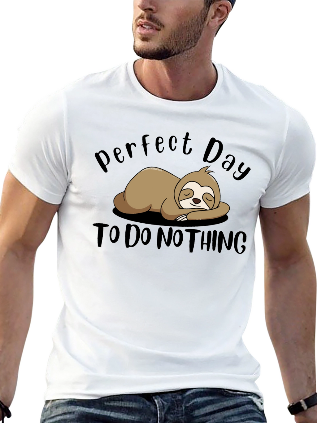 Perfect Day Sloth T-Shirt - Relaxed Comfort