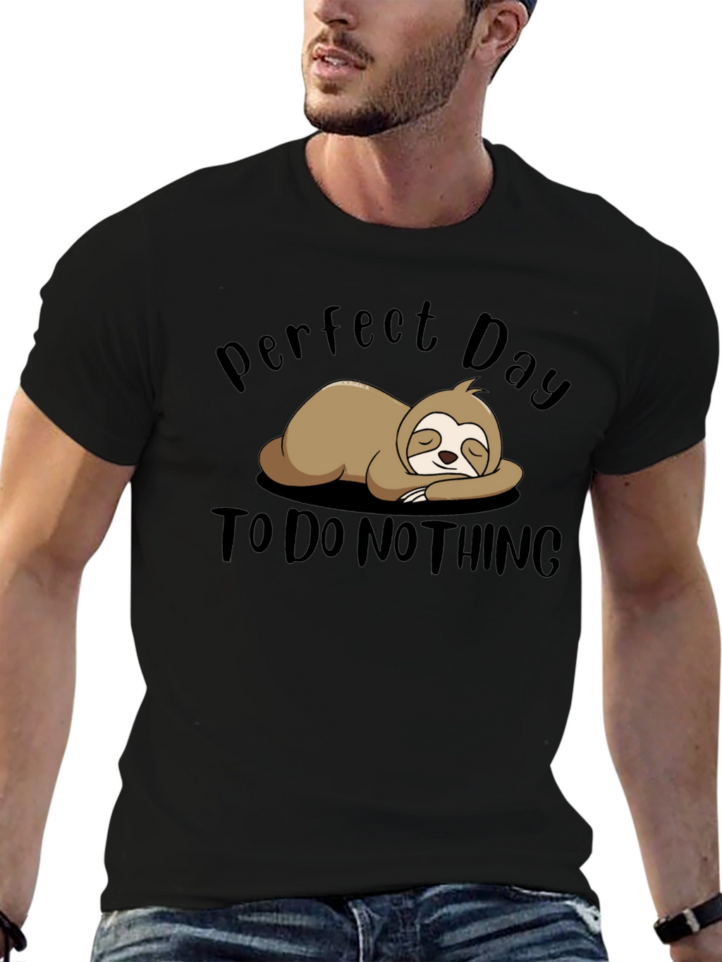 Perfect Day Sloth T-Shirt - Relaxed Comfort