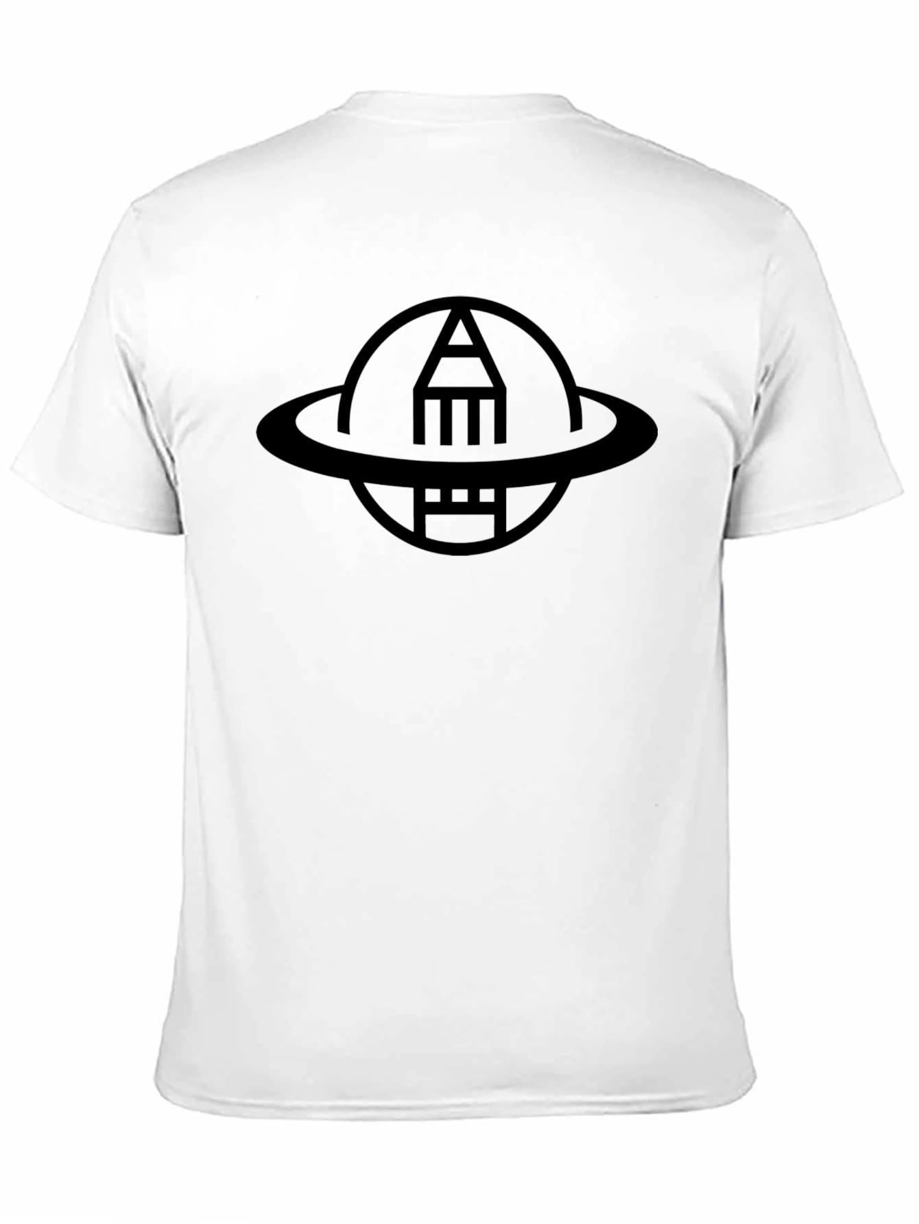 Astronaut Pencil Black T-Shirt