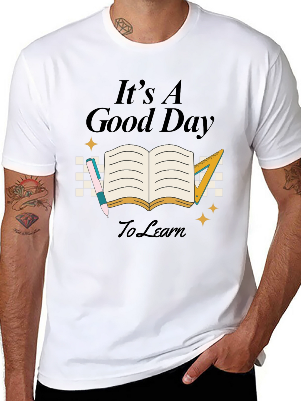 Its A Good Day To Learn Black T-Shirt