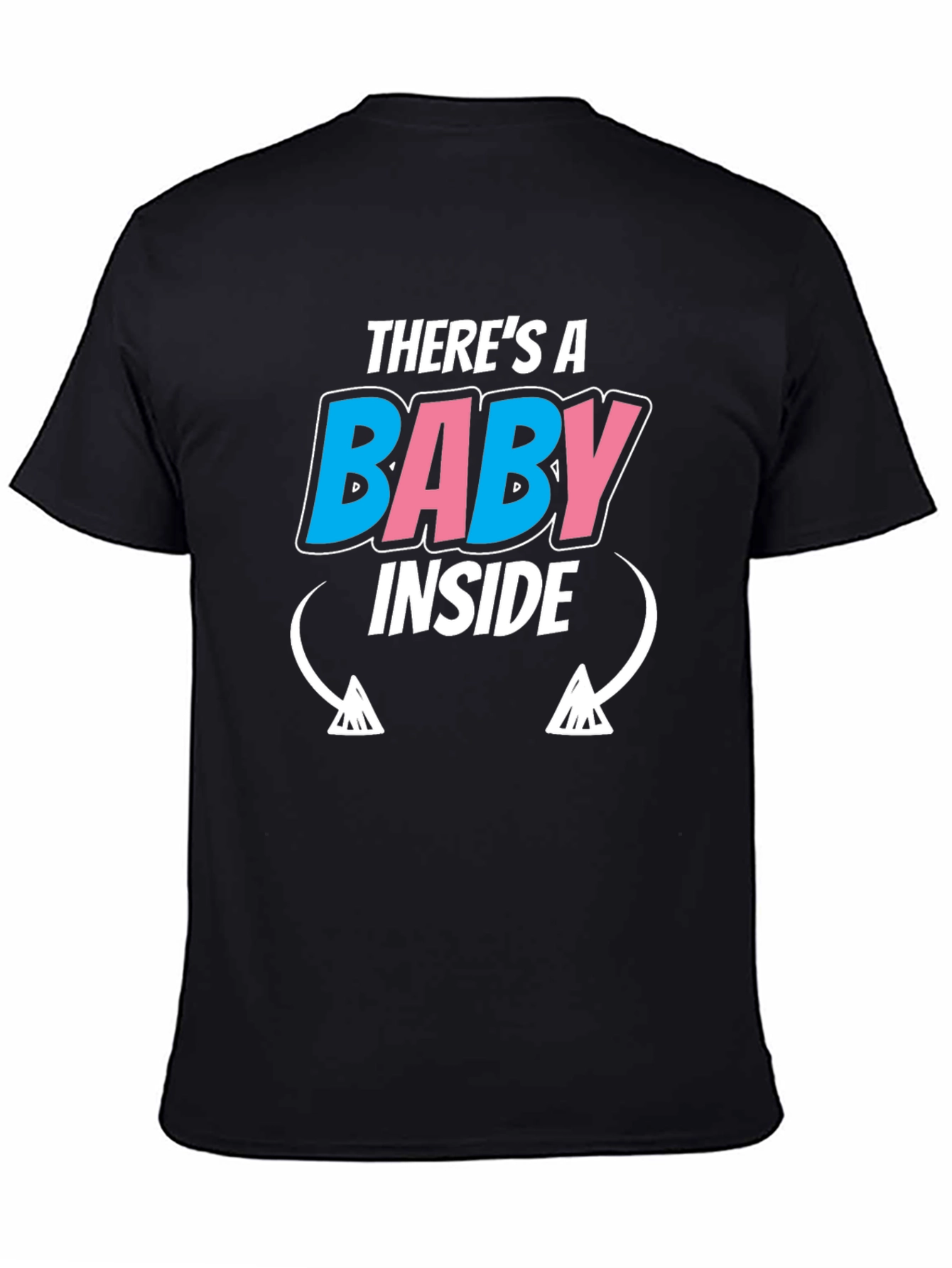 Theres A Baby Inside Mens T-Shirt