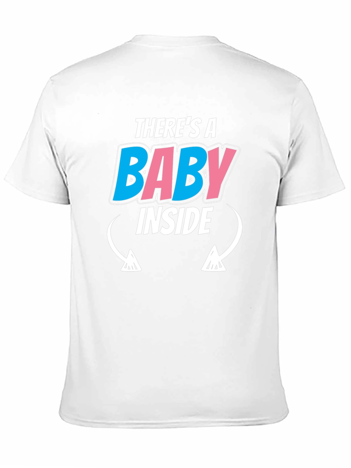 Theres A Baby Inside Mens T-Shirt