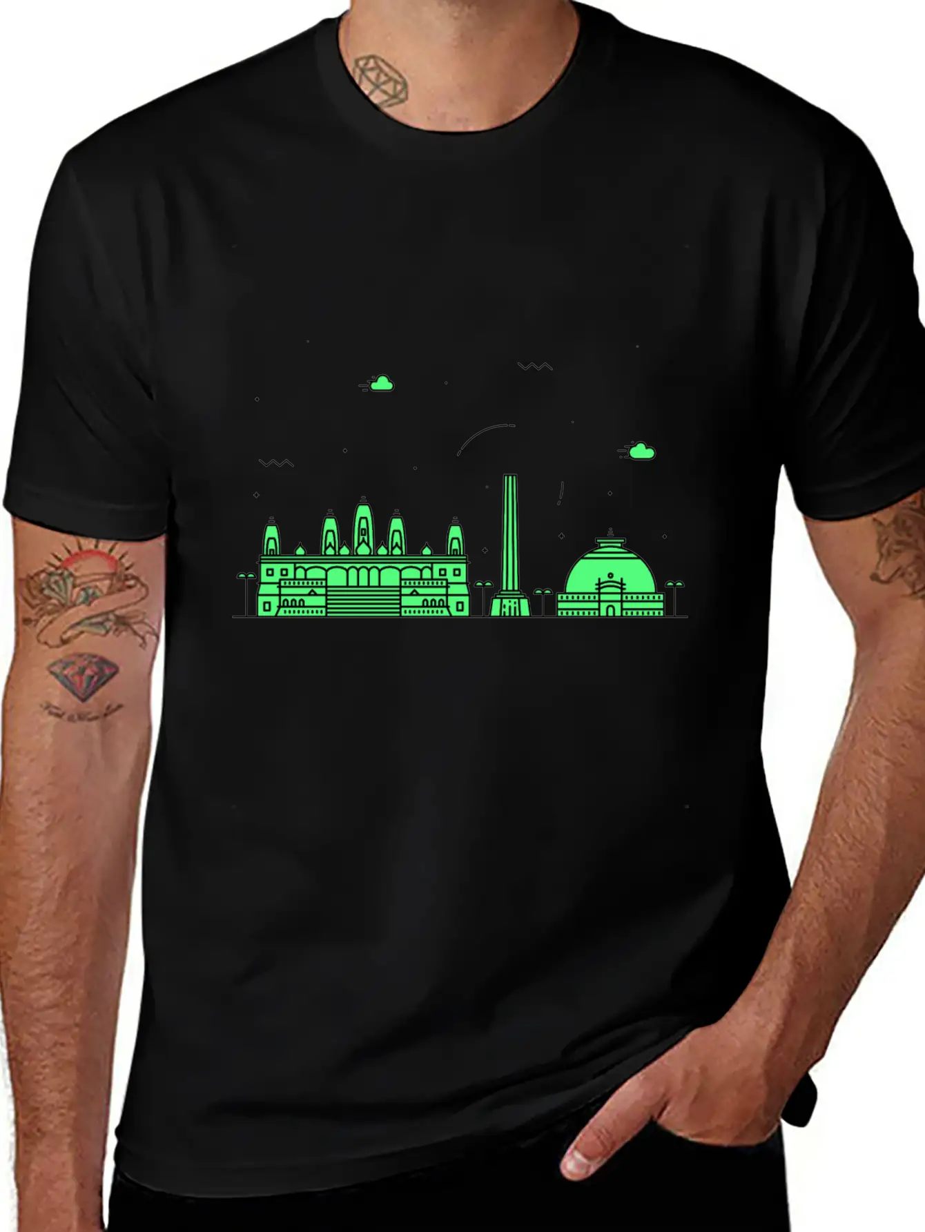 Nagpur, India Breathable Graphic T-Shirt – Perfect For Casual Days