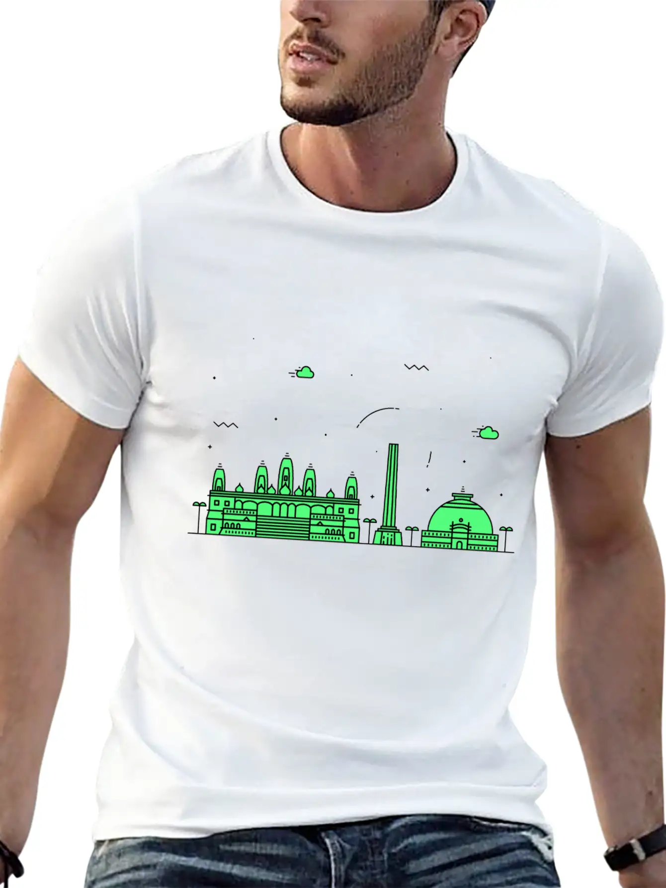 Nagpur, India Breathable Graphic T-Shirt – Perfect For Casual Days