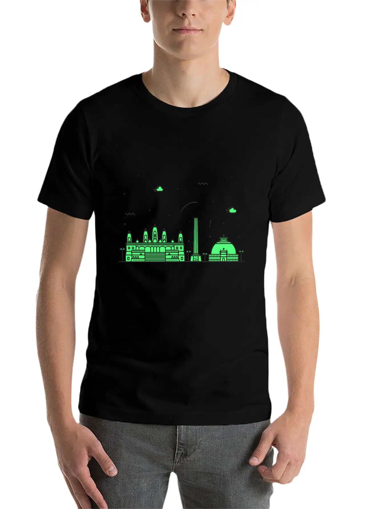 Nagpur, India Breathable Graphic T-Shirt – Perfect For Casual Days
