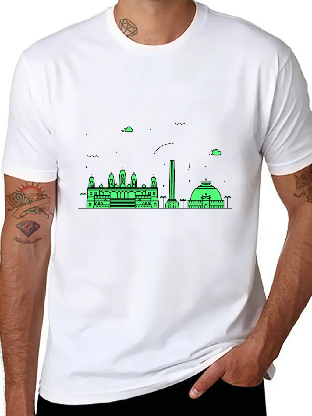 Nagpur, India Breathable Graphic T-Shirt – Perfect For Casual Days