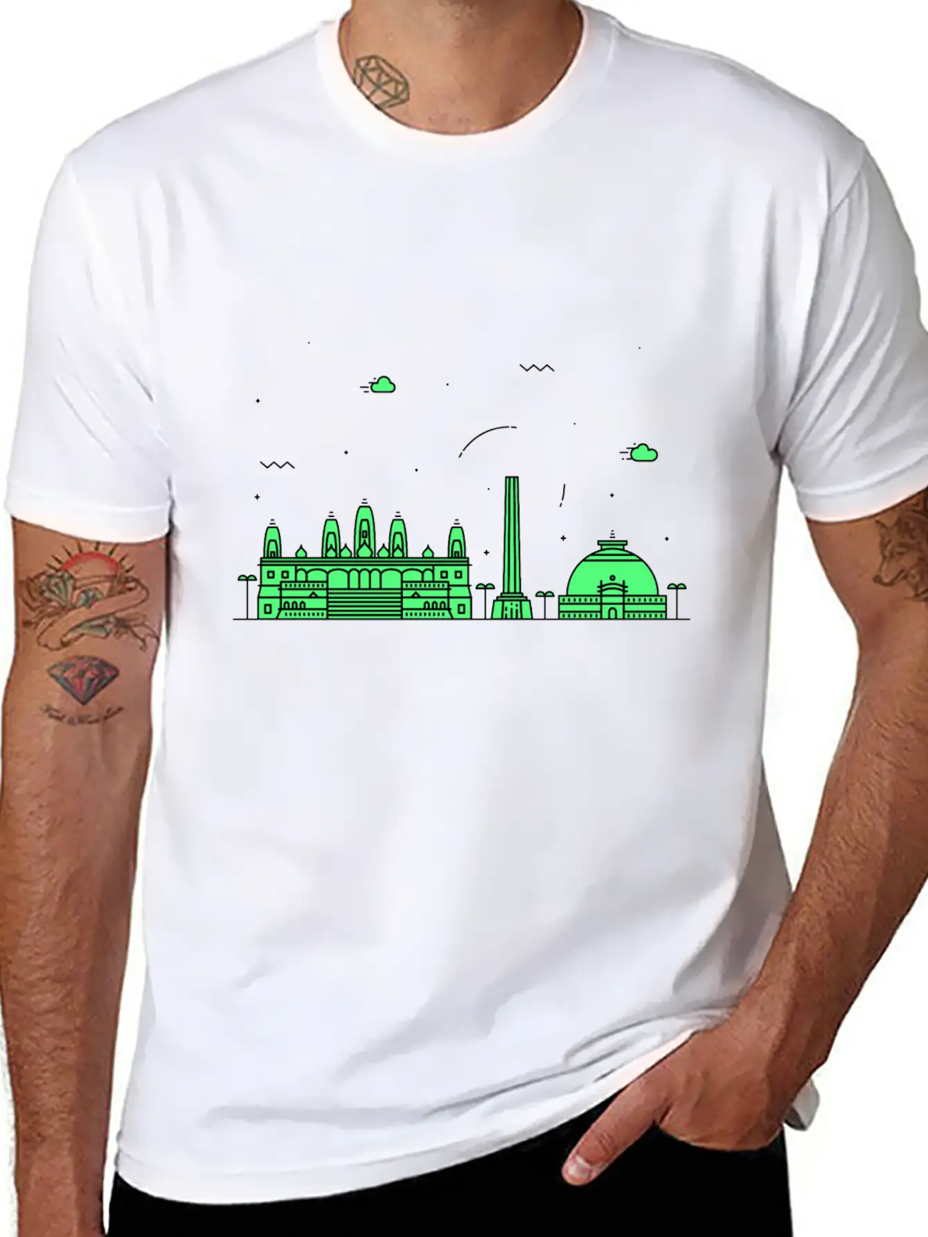Nagpur, India Breathable Graphic T-Shirt – Perfect For Casual Days