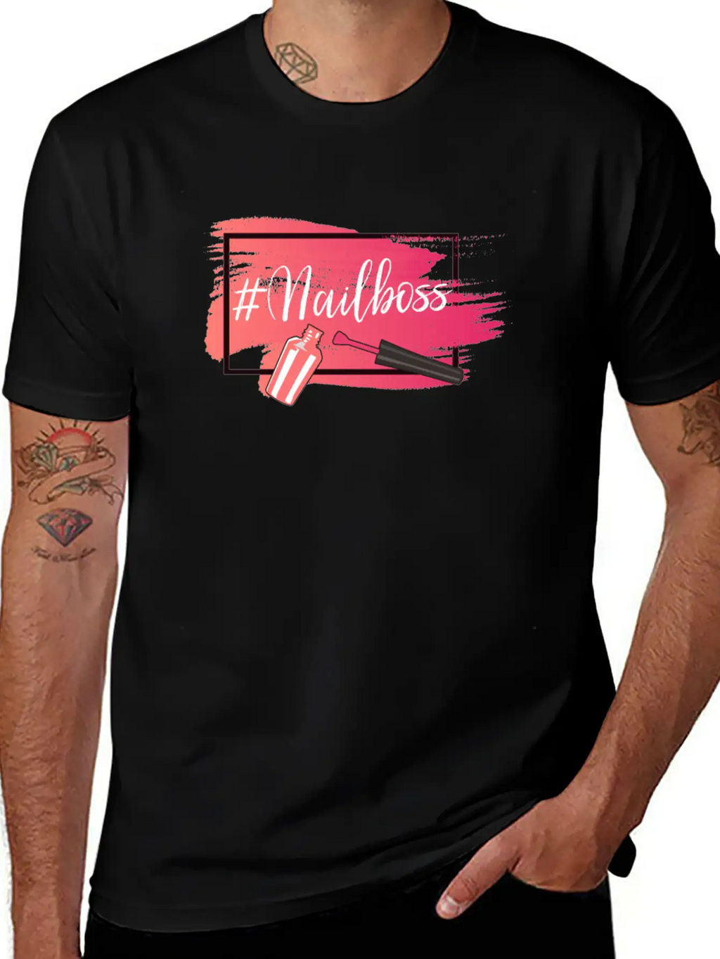 Nail Polish Design For A Beauty Breathable Soft Cotton T-Shirt – Timeless Casual Look