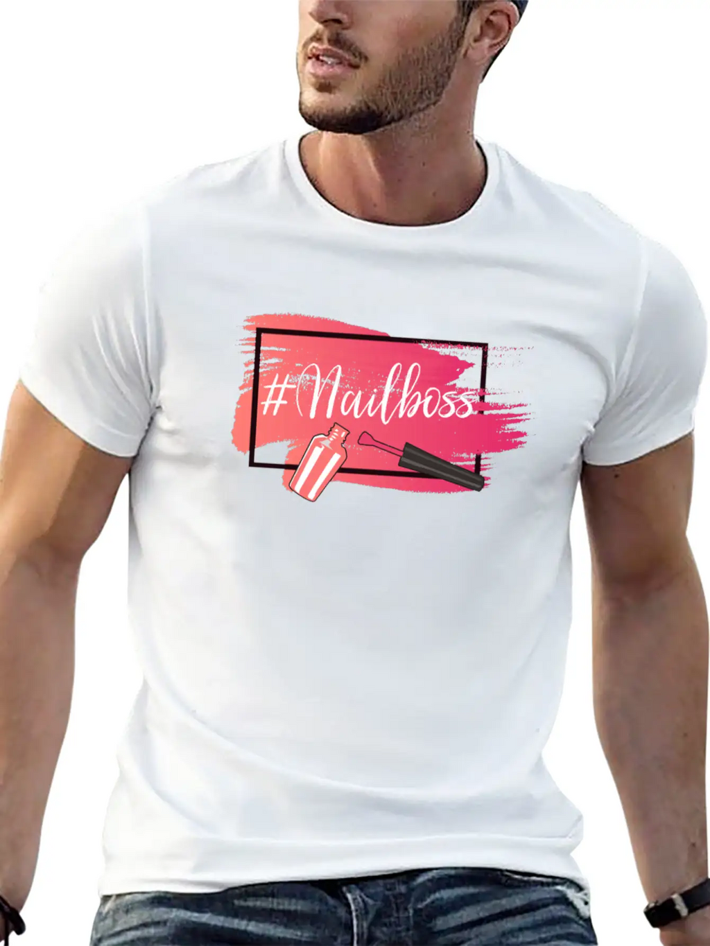 Nail Polish Design For A Beauty Breathable Soft Cotton T-Shirt – Timeless Casual Look