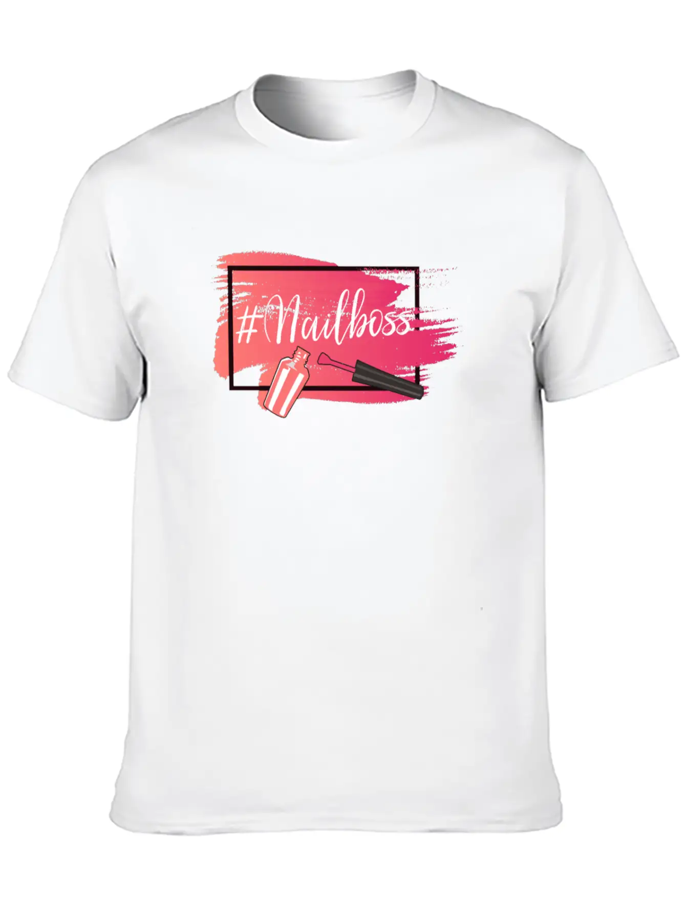 Nail Polish Design For A Beauty Breathable Soft Cotton T-Shirt – Timeless Casual Look