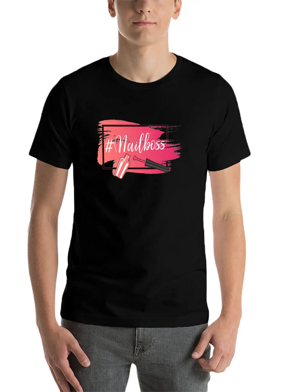 Nail Polish Design For A Beauty Breathable Soft Cotton T-Shirt – Timeless Casual Look