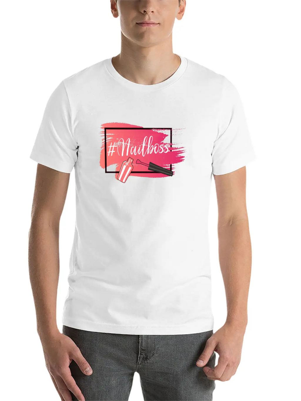 Nail Polish Design For A Beauty Breathable Soft Cotton T-Shirt – Timeless Casual Look