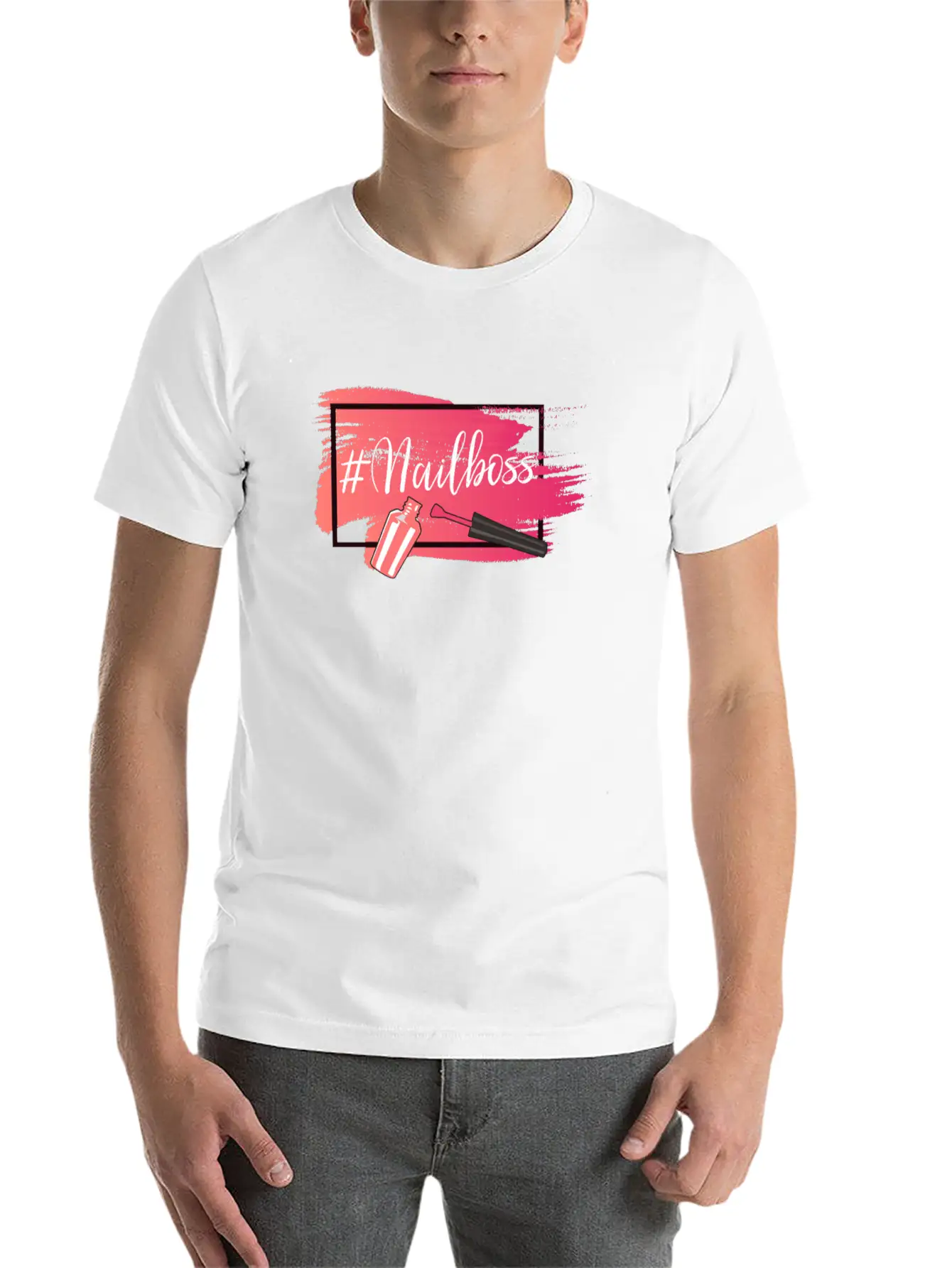 Nail Polish Design For A Beauty Breathable Soft Cotton T-Shirt – Timeless Casual Look