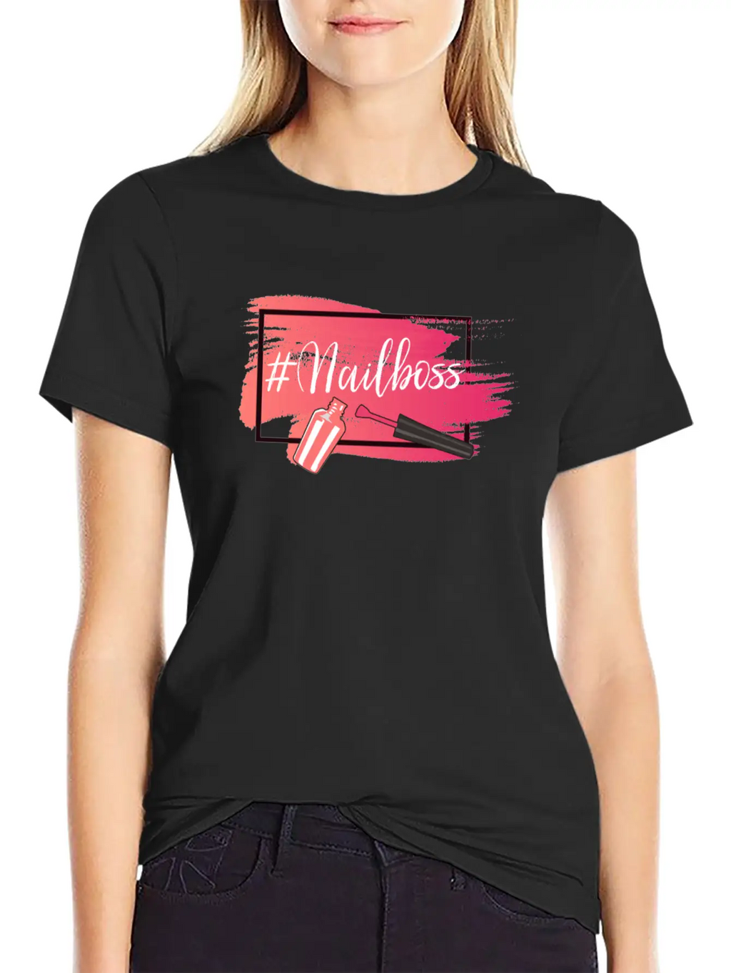 Nail Polish Design For A Beauty Breathable Soft Cotton T-Shirt – Timeless Casual Look
