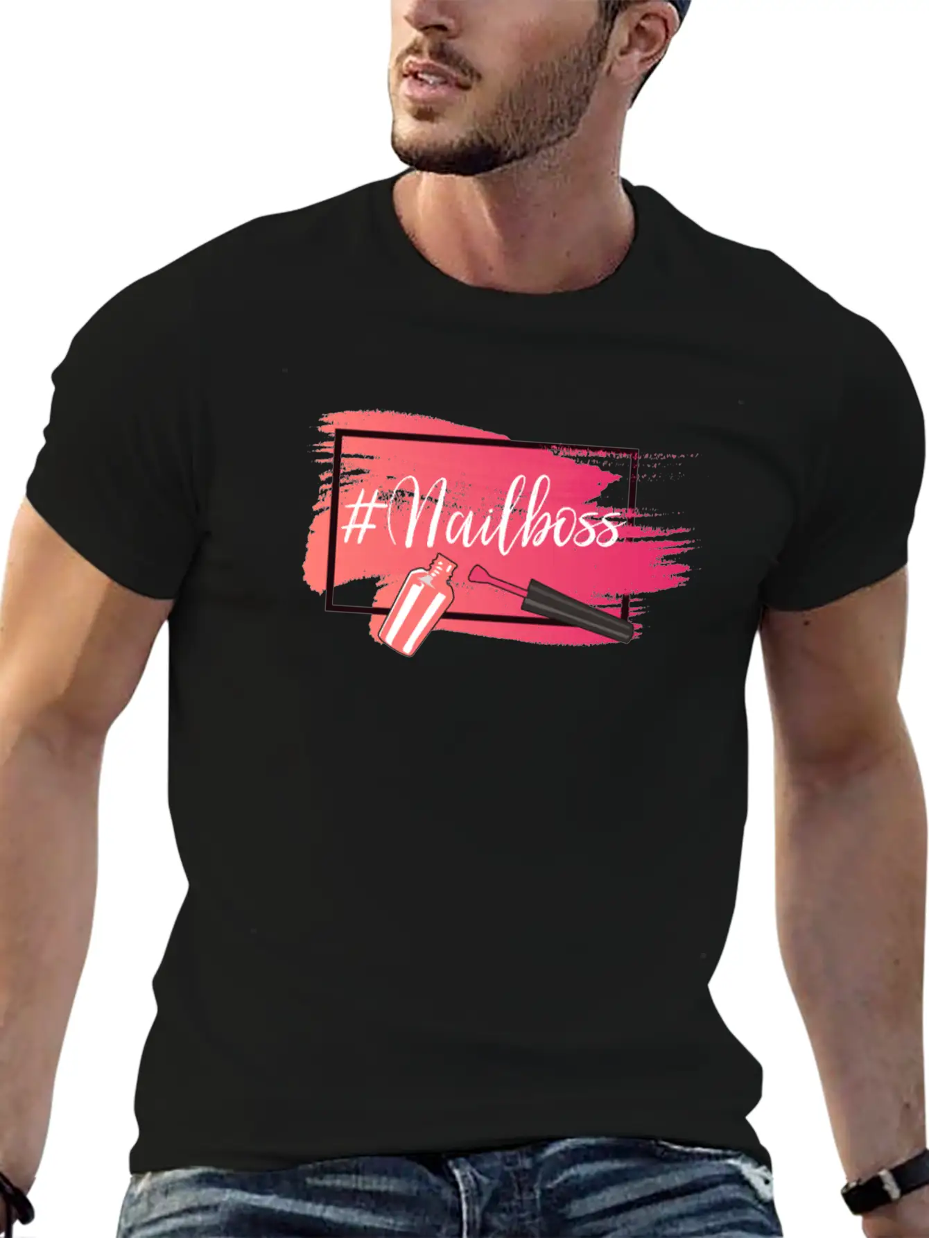 Nail Polish Design For A Beauty Breathable Soft Cotton T-Shirt – Timeless Casual Look