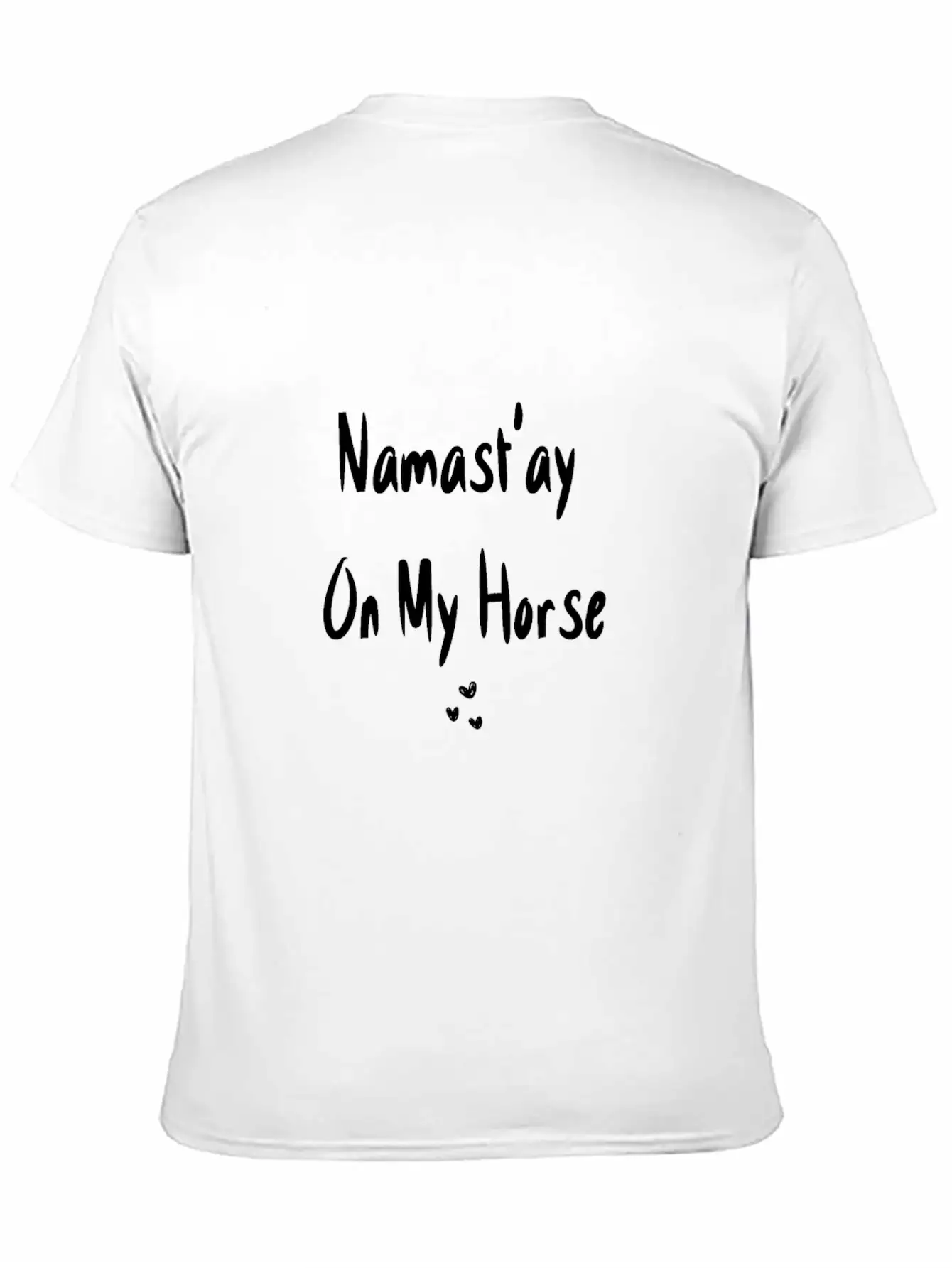 Namast'ay On My Horse Basic Graphic T-Shirt – Daily Comfort In Soft Cotton