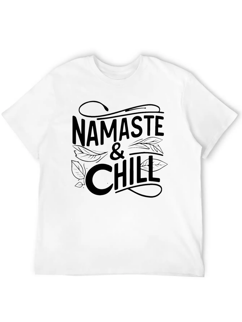 Namaste Chill Yoga Timeless Short Sleeve Tee – Comfy And Minimalist Design