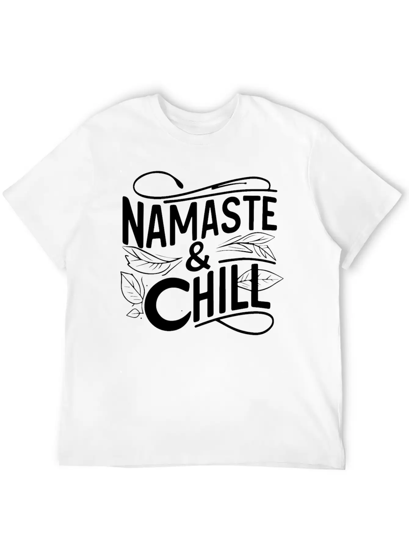 Namaste Chill Yoga Timeless Short Sleeve Tee – Comfy And Minimalist Design