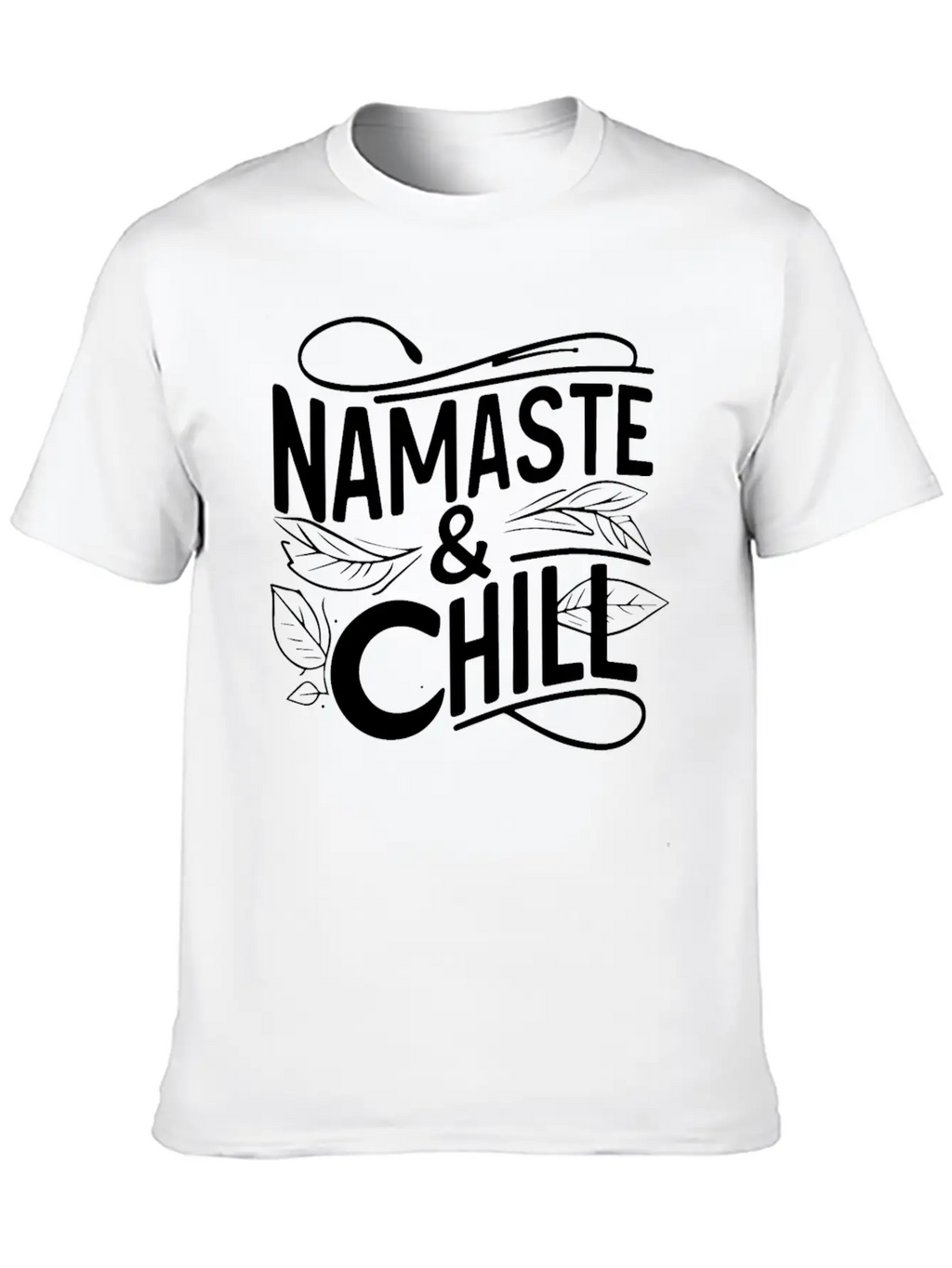 Namaste Chill Yoga Timeless Short Sleeve Tee – Comfy And Minimalist Design