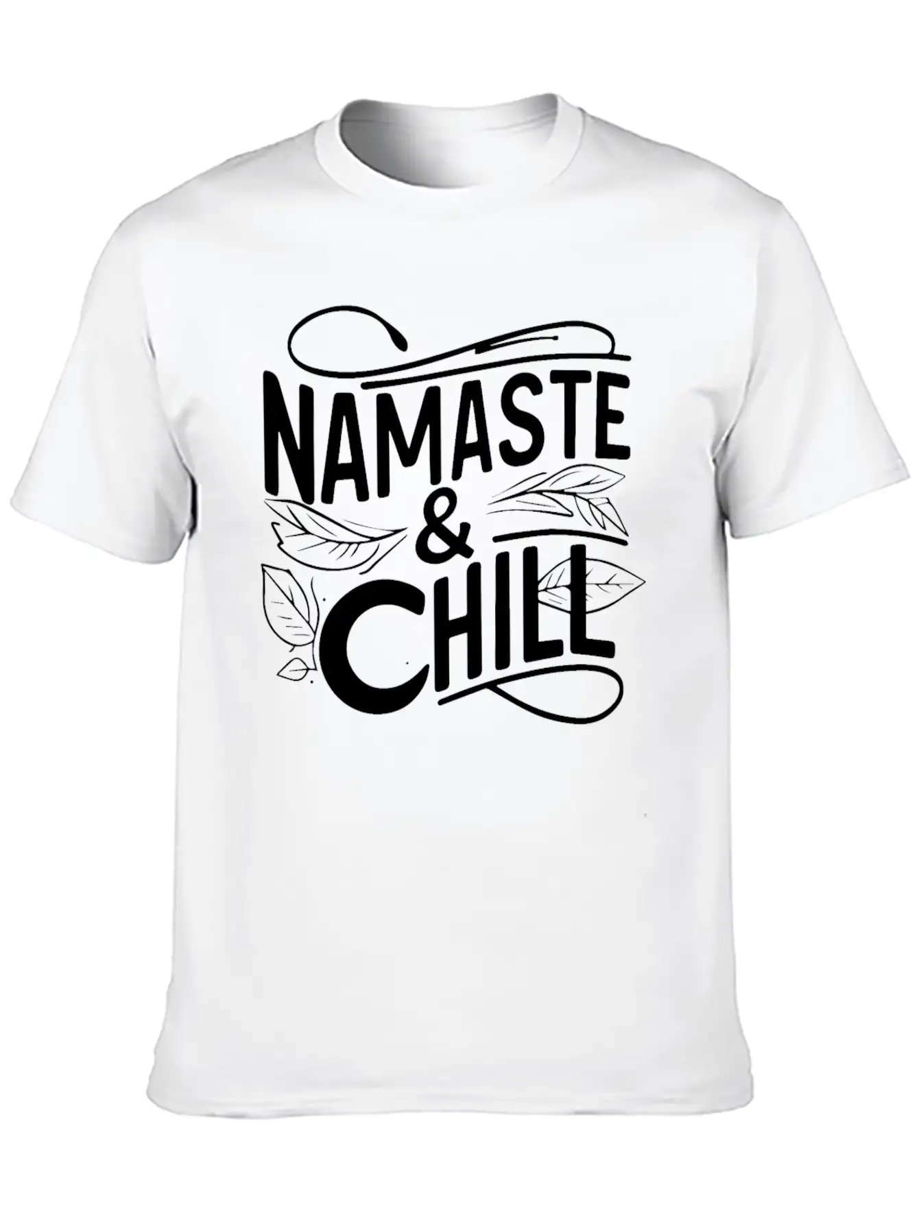 Namaste Chill Yoga Timeless Short Sleeve Tee – Comfy And Minimalist Design