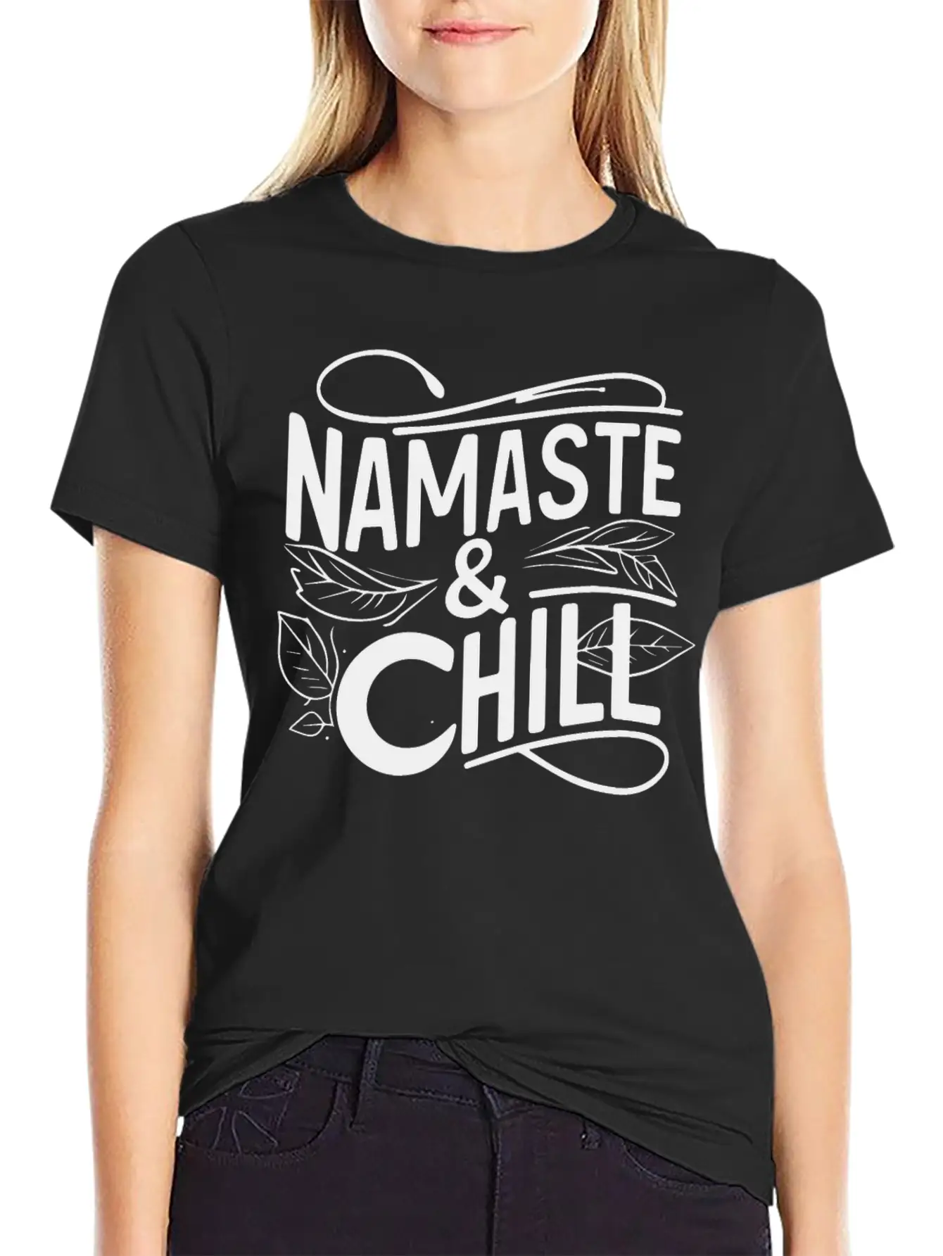 Namaste Chill Yoga Timeless Short Sleeve Tee – Comfy And Minimalist Design
