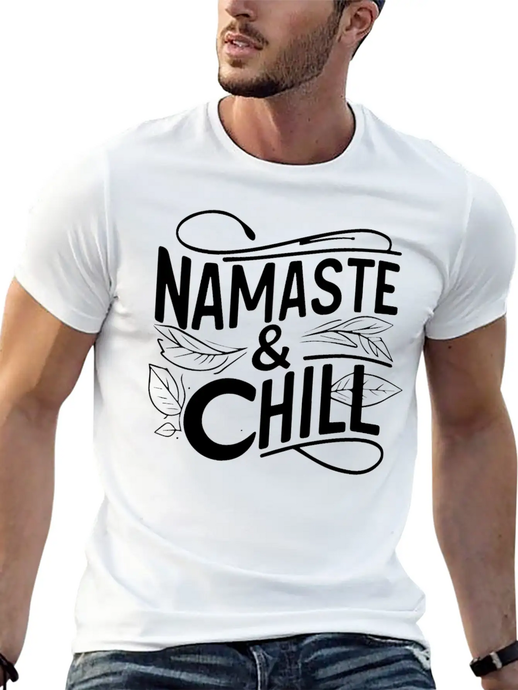 Namaste Chill Yoga Timeless Short Sleeve Tee – Comfy And Minimalist Design