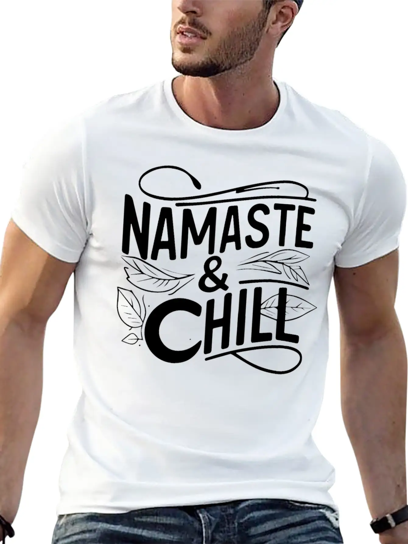 Namaste Chill Yoga Timeless Short Sleeve Tee – Comfy And Minimalist Design